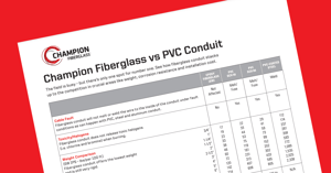 PVC Comparison Chart